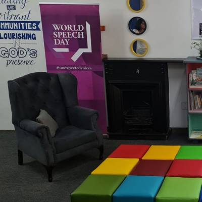 Help World Speech Day South Africa with 20 volunteers for Set up of reading corners in Soweto