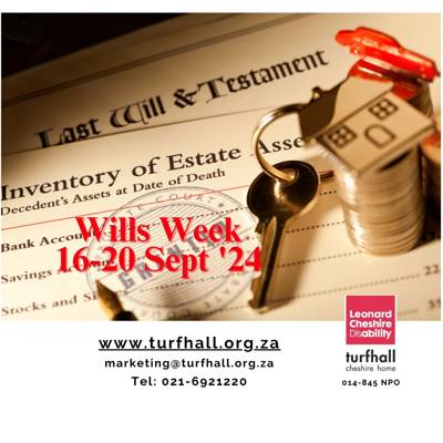 Help TURFHALL CHESHIRE HOME with 20 volunteers for to consider a bequest in your last Will and Testament