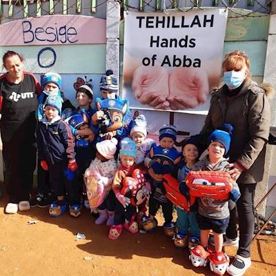 Help Tehillah Hands of ABBA raise R30,000 for  fundsraising for children in need food/toiletries