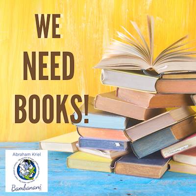 Help Abraham Kriel Bambanani NPC by donating pre-loved books and magazines for children and youth in need