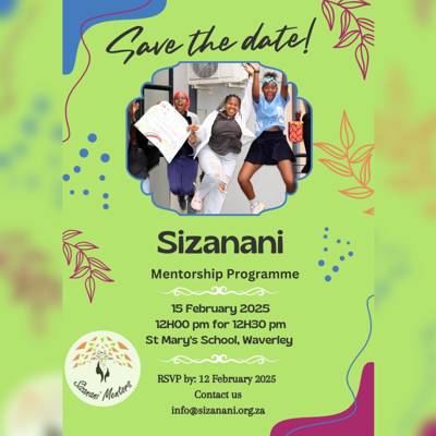 Help Sizanani Mentorship Programme with 50 volunteers for mentorship support for learners from Alexandra Township