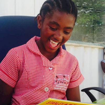 Help African Angels Independent School raise R5,000 for reading books children can take home to keep.