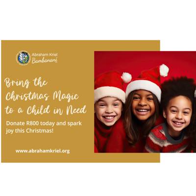 Help Abraham Kriel Bambanani NPC raise R250,000 for Christmas