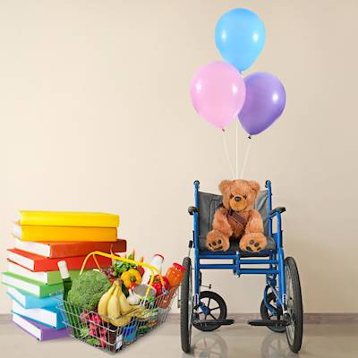 Help The Sweethearts Foundation by Treats or Eats for Wheelchair Beneficiaries 