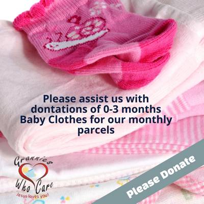 Help Grannies Who Care by  Baby clothes for 0-3 months