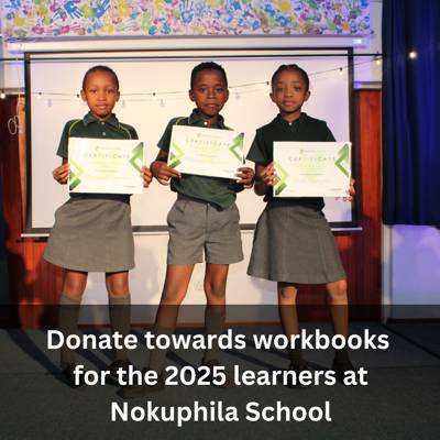 Help Love Trust by donating R32,000 for workbooks for vulnerable children from Grade 000 to 8