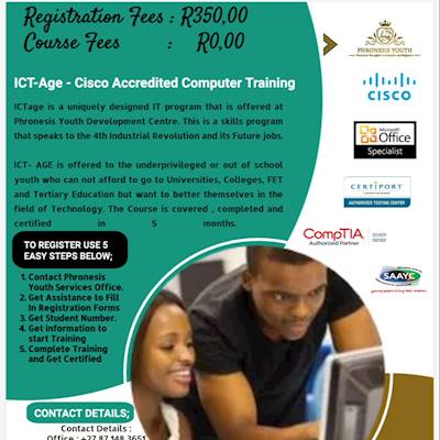 Help Phronesis Student Development Trust by Donating 30 Laptop Computers,  2 Printers, 30 Chairs for Our Youth Skills Training  Lab