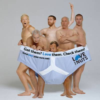 Help Love Your Nuts Foundation with 5 volunteers for tailor-made oversized underwear for cancer awareness