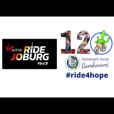 Help Abraham Kriel Bambanani NPC with 12 volunteers for the Virgin Active 947 Ride Joburg